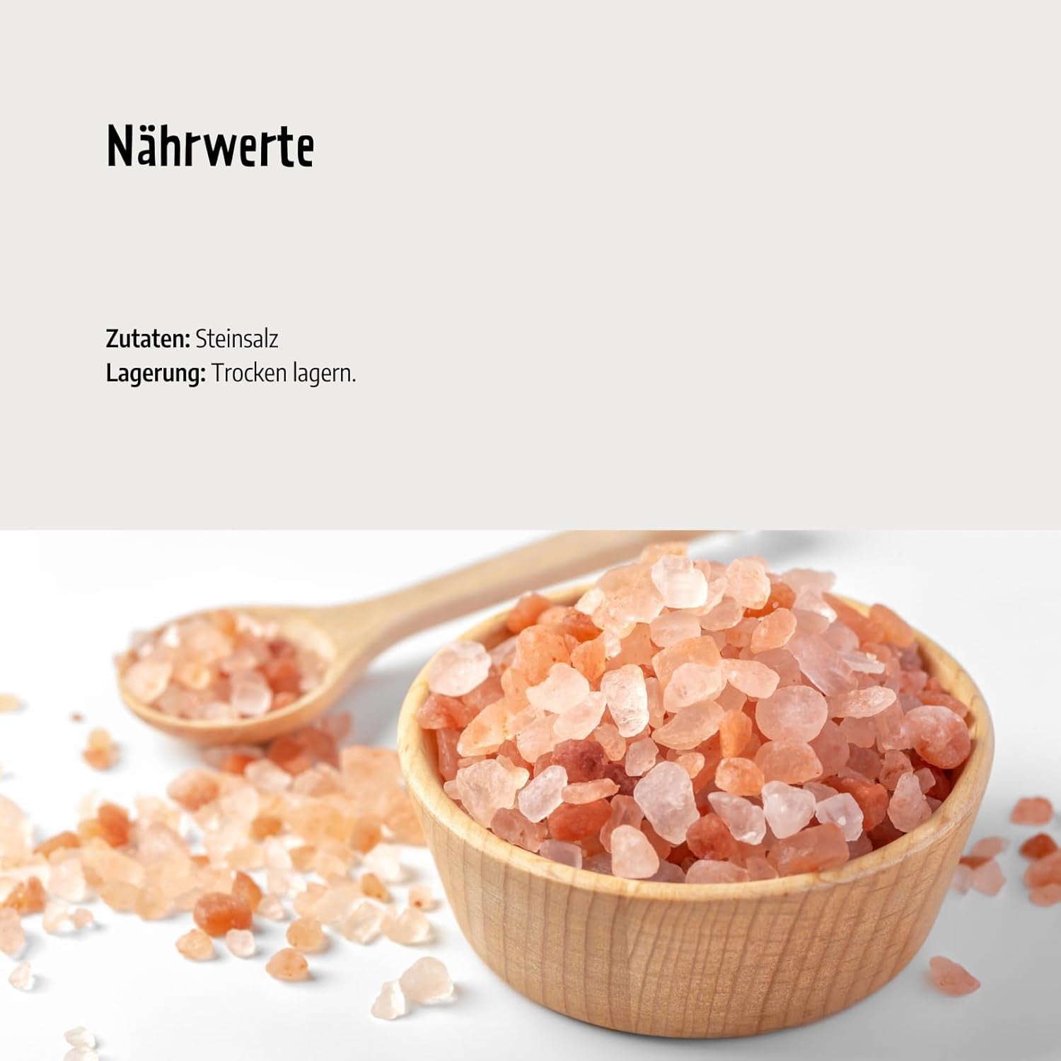 Govinda Kristallsalz - grueso (1kg) | 250 millones de años alt | Salz en la región de Punjab | Belleza 100% natural & ohne Zusätze | Ayurvédico | Vegano | Ideal para el molino de sal.