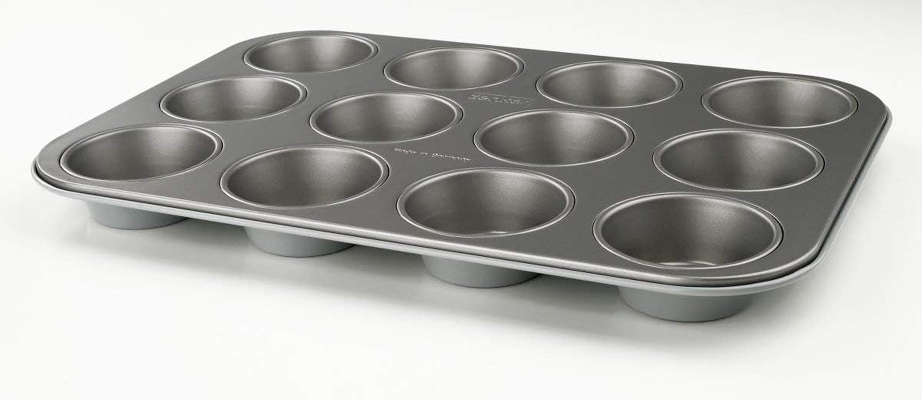 Molde para muffins Zenker con 12 moldes (Ø 7 cm), para muffins y cupcakes, dimensiones: 38,5 x 26,5 x 3 cm Moldes y bandejas para hornear Naty Shop