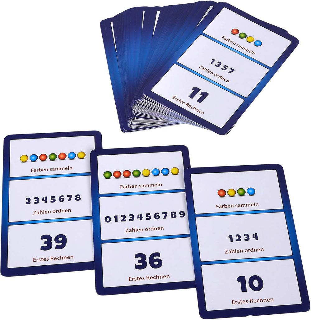 Noris 606064480 Kugelblitz, el juego de acción ultrarrápido con efecto de aprendizaje en varias variantes de juego, a partir de 4 años