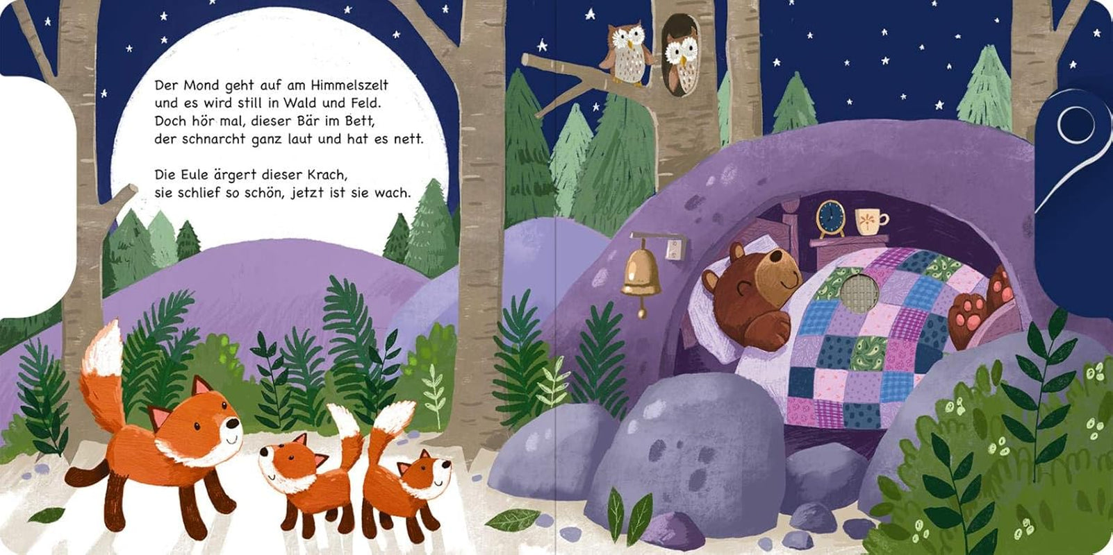 Shoo, shoo, acum și tu dormi!: Slider și 11 sunete | O carte inovatoare cu sunete de slider pentru cei mici cu vârsta de peste 18 luni Jucarii Bebe Naty Shop