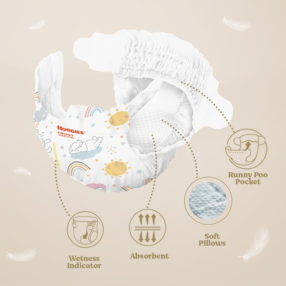 Pañales para bebé Huggies Extra Care Disney, talla 5 (12-22 kg), 2 paquetes de 33 pañales, 66 pañales en total