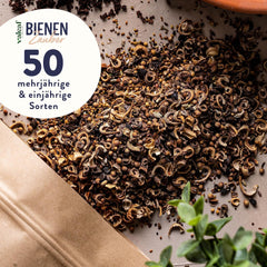 Blumenwiese Samen I 200 g I Blumensamen mehrjährig I Samen für Bienen Blumenmischung I Wildblumensamen f. Balkonblumen, Wildblumen I Wildblumensamen mehrjährig winterhart como Bienenweide