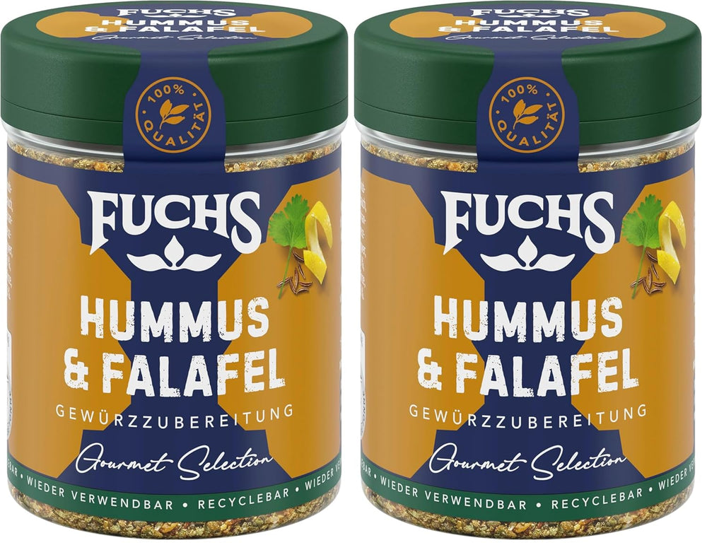 Fuchs Spices Gourmet Selection Medio Oriente/África - Mezcla de Especias para Cuscús y Bulgur Mezcla de Especias Recargable para Condimentar Platos de Bulgur Vegano 55g