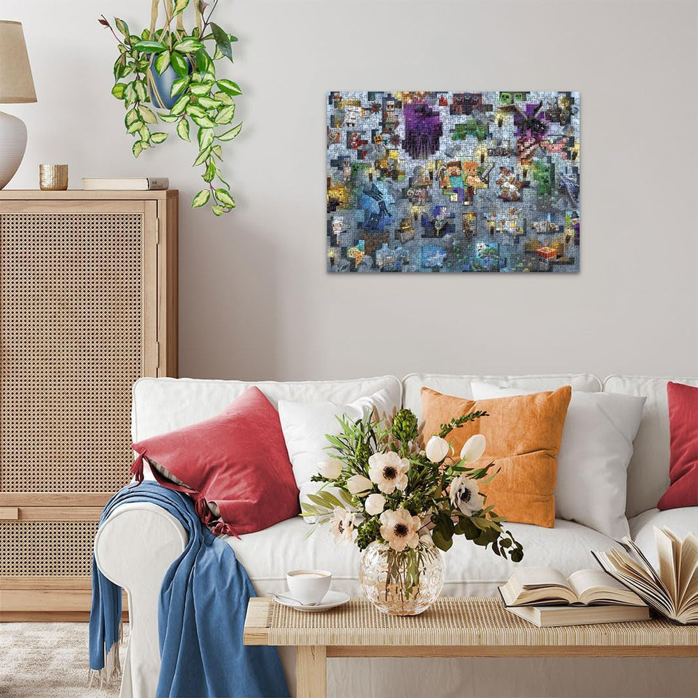 Ravensburger Puzzle 12000422 - Minecraft Mobs - Puzzle de Minecraft de 1000 piezas para adultos y niños a partir de 14 años Puzzle Naty Shop