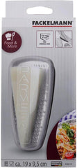 FACKELMANN Food&More 45463, Rallador de parmesano de acero inoxidable con caja frescor Pelador Naty Shop