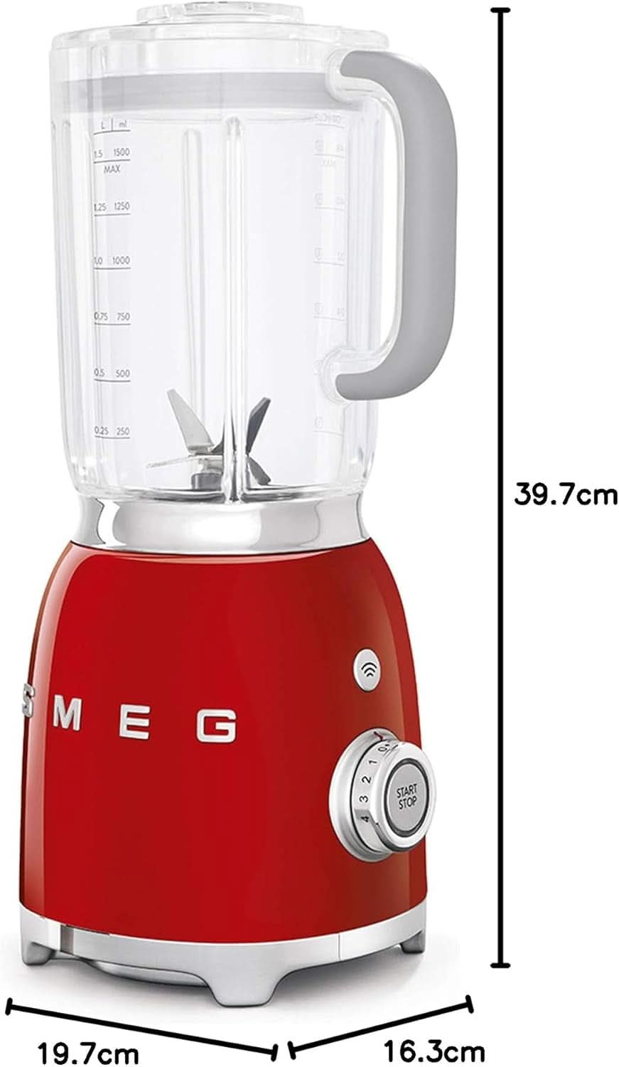 Smeg BLF01RDEU Batidora, Rot Madre e Hijo Naty Shop