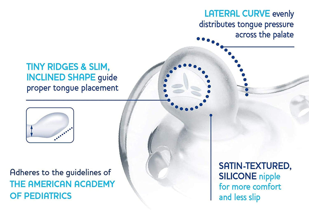 PHYSIOFORMA MINI SUSPENSIE MOALE PURGE, LUMINOASĂ, 2-6M, 100% SILICON, 2 BUC.