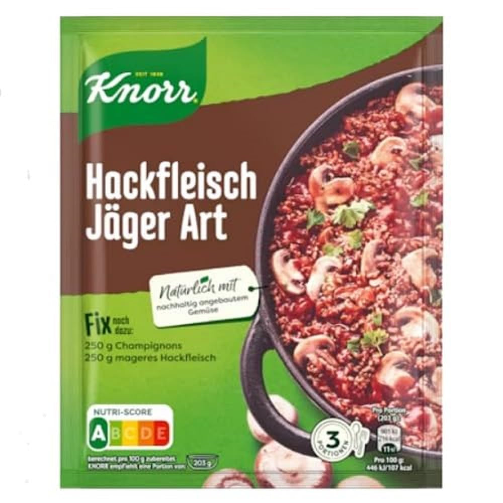 Medallones Knorr Fix Pfeffer-Rahm 3 porciones (1 x 35 g) | 35 gramos (1 paquete)