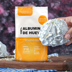 Sermand Nutrition Albúmina de Huevo 100% Polvo Sin Gluten Sin Lactosa
