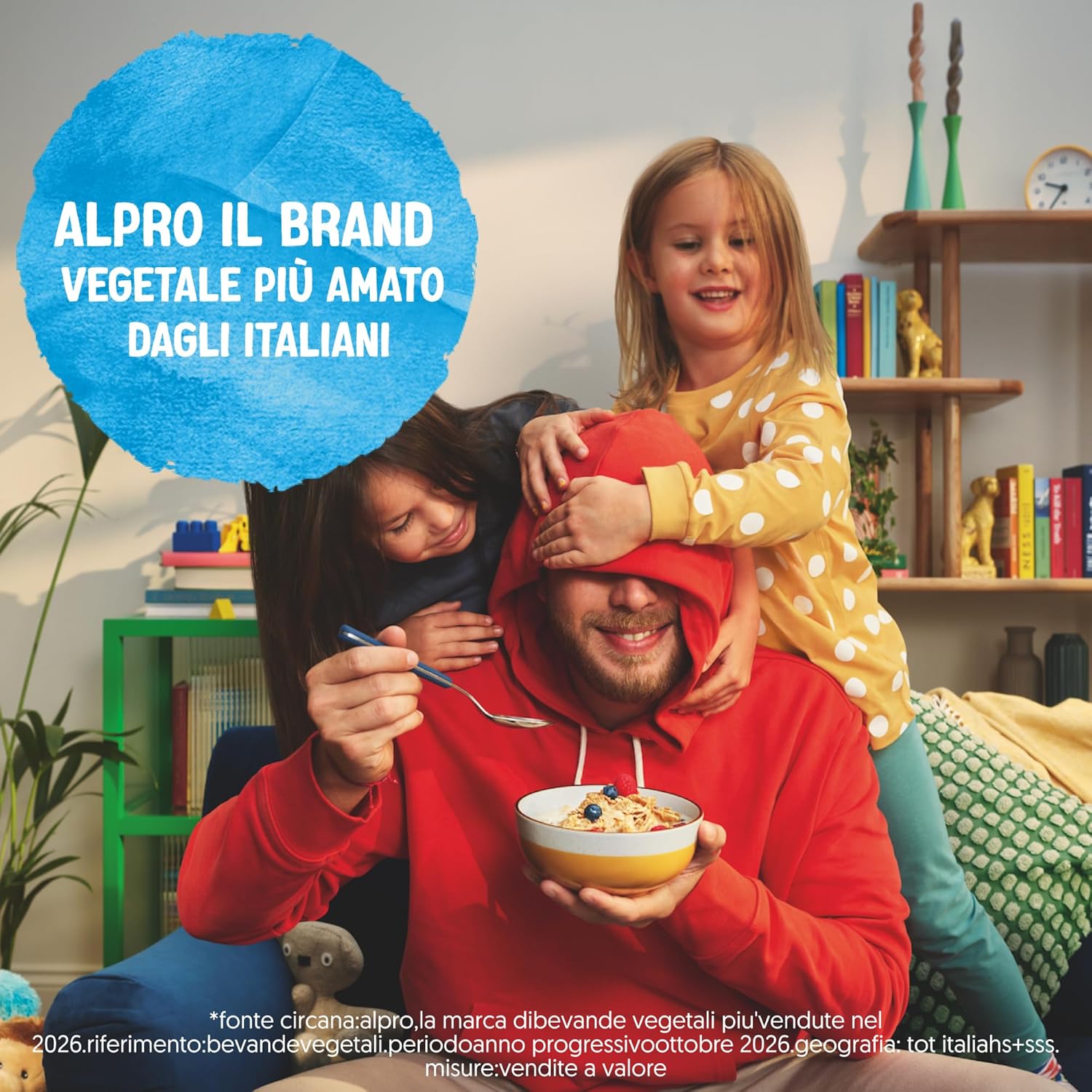 Alpro Bebida de Soja Natural 12x1L - Cero Lactosa, Sin Gluten