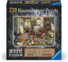 Ravensburger EXIT Puzzle 16782 The Artist's Studio Puzzle de 759 piezas Naty Shop Título predeterminado