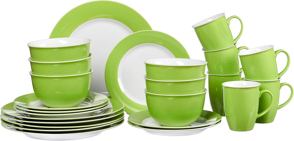 Ritzenhoff & Breker Kombiset Doppio, 24-Teilig, Grau Seturi vesela masa Naty Shop Grün Kombiset