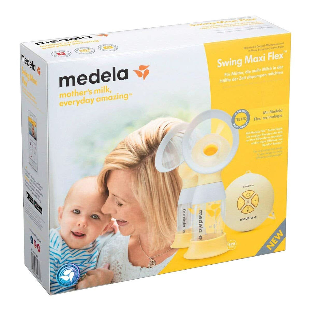 Pompă de sân electrică dublă Medela Swing Maxi Flex Accesorii Hrana si Alaptare Bebe Naty Shop Swing Maxi Flex