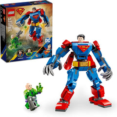 LEGO DC Superman Mech vs. Lex Luthor - Juguete de superhéroe con 2 minifiguras - Figura de acción para construir con brazos, piernas y dedos móviles - Regalo para niños y niñas a partir de 6 años 76302 Juegos de construcción Besuche den LEGO-Store Default Title