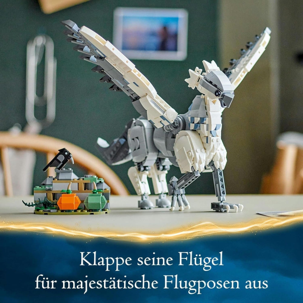LEGO Harry Potter Hippogriff Buckbeak, jucărie creatură mitică de colecționat, set de joacă creativ pentru copii, cadou pentru băieți, fete și toți fanii 76427 Seturi de constructie Besuche den LEGO-Store