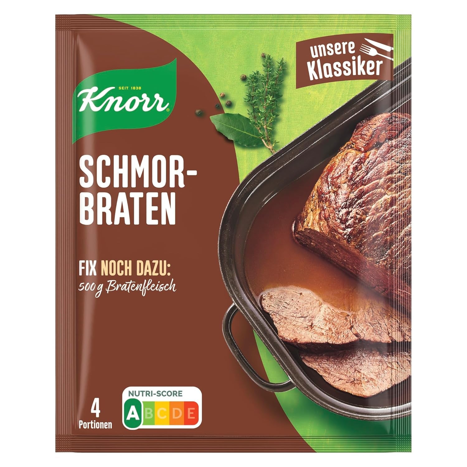 Medallones Knorr Fix Pfeffer-Rahm 3 porciones (1 x 35 g) | 35 gramos (1 paquete)