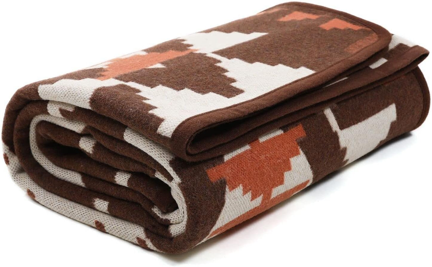 ACUSHLA 200,7 x 160 cm, 1,7 kg, manta, manta de lana, cálida manta de viaje, manta de punto, mantas decorativas para sofá, silla, sofá, cama, salón, camping, apto para todas las estaciones Ww203 Camas y fundas Beuche den ACUSHLA-Store Marrón indio 150 x 200 cm