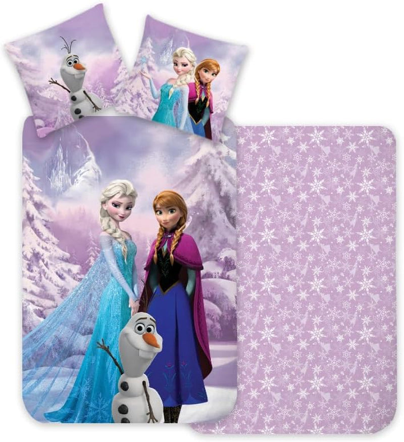 Ropa de cama, Frozen, algodón, reversible, Elsa, Anna y Olaf Ropa de cama - infantil Naty Shop Default Title