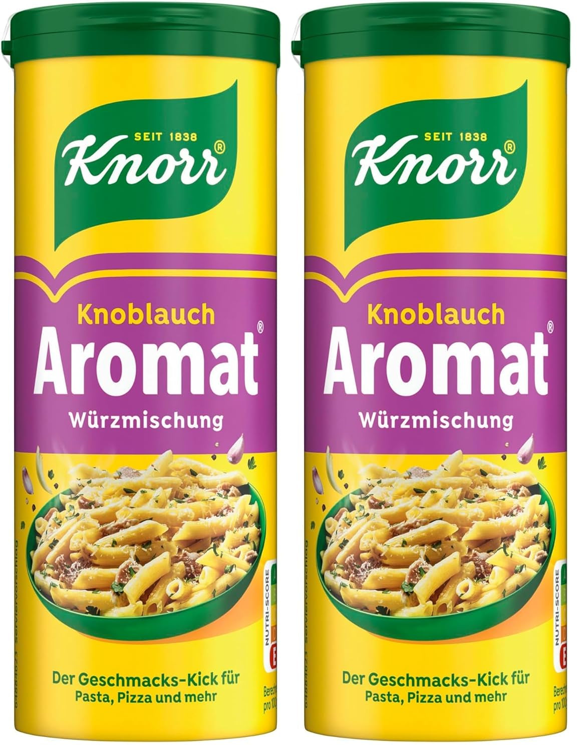 Knorr Würzmischung Garlic Aromat für schnelle Gerichte zum Würzen und Verfeinern von Pasta, Pizza, Gemüse und más 90 g