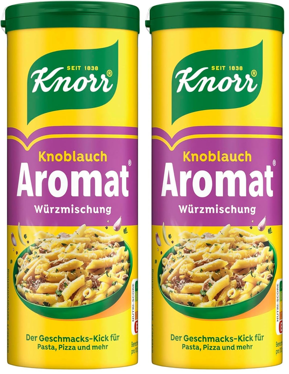 Knorr Würzmischung Garlic Aromat für schnelle Gerichte zum Würzen und Verfeinern von Pasta, Pizza, Gemüse und más 90 g