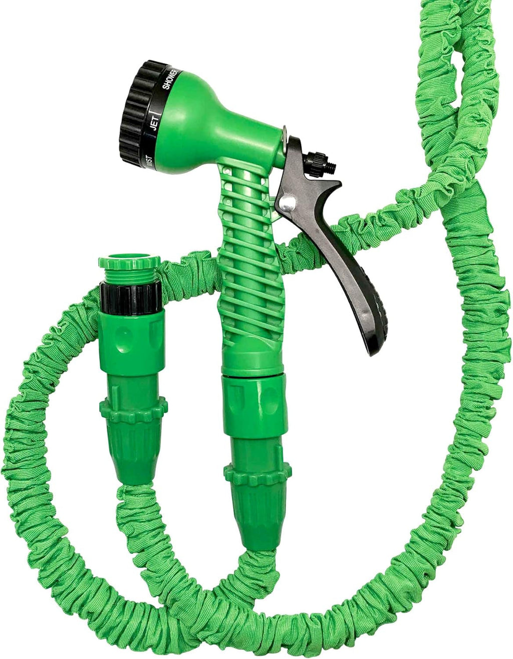 C2607A Hose Basic – Furtun extensibil cu presiune a apei, verde, 7,5 metri