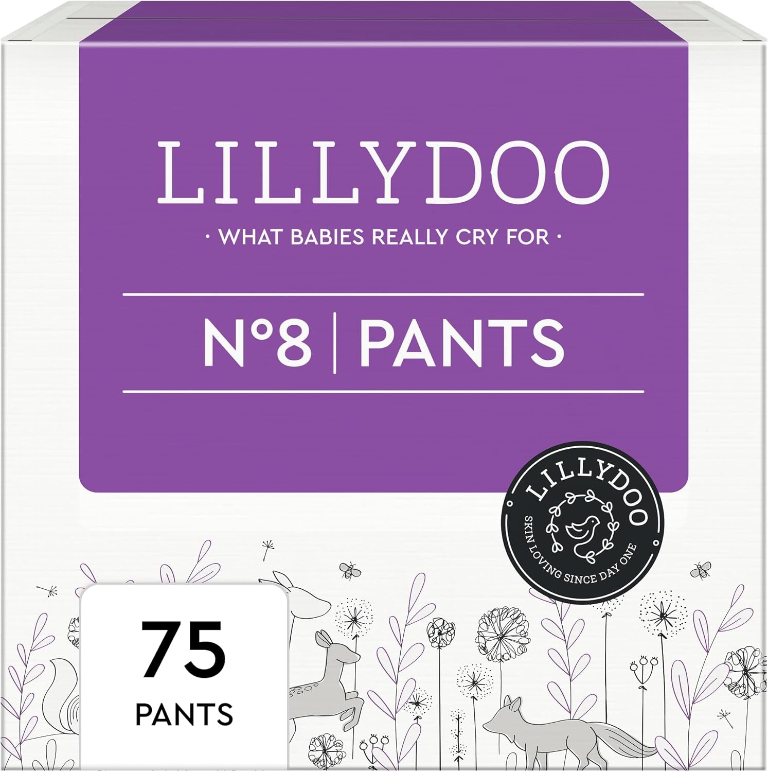 LILLYDOO Pantalones Skin Friendly Talla 5 (12-17kg) Caja Mensual (105 Piezas)