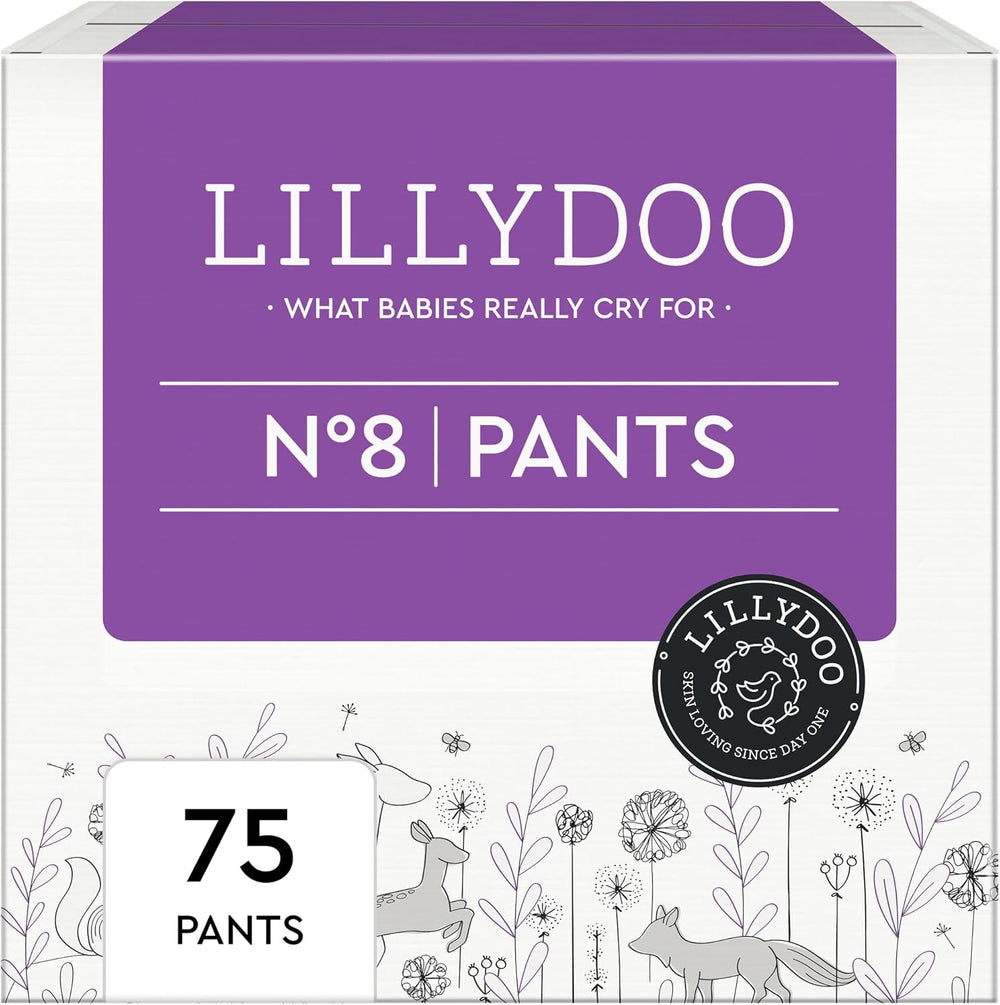 LILLYDOO Pantalones Skin Friendly Talla 5 (12-17kg) Caja Mensual (105 Piezas)