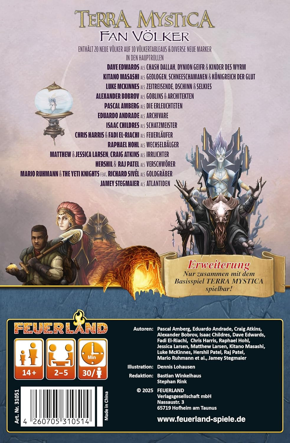 Terra Mystica: Carreras para fanáticos