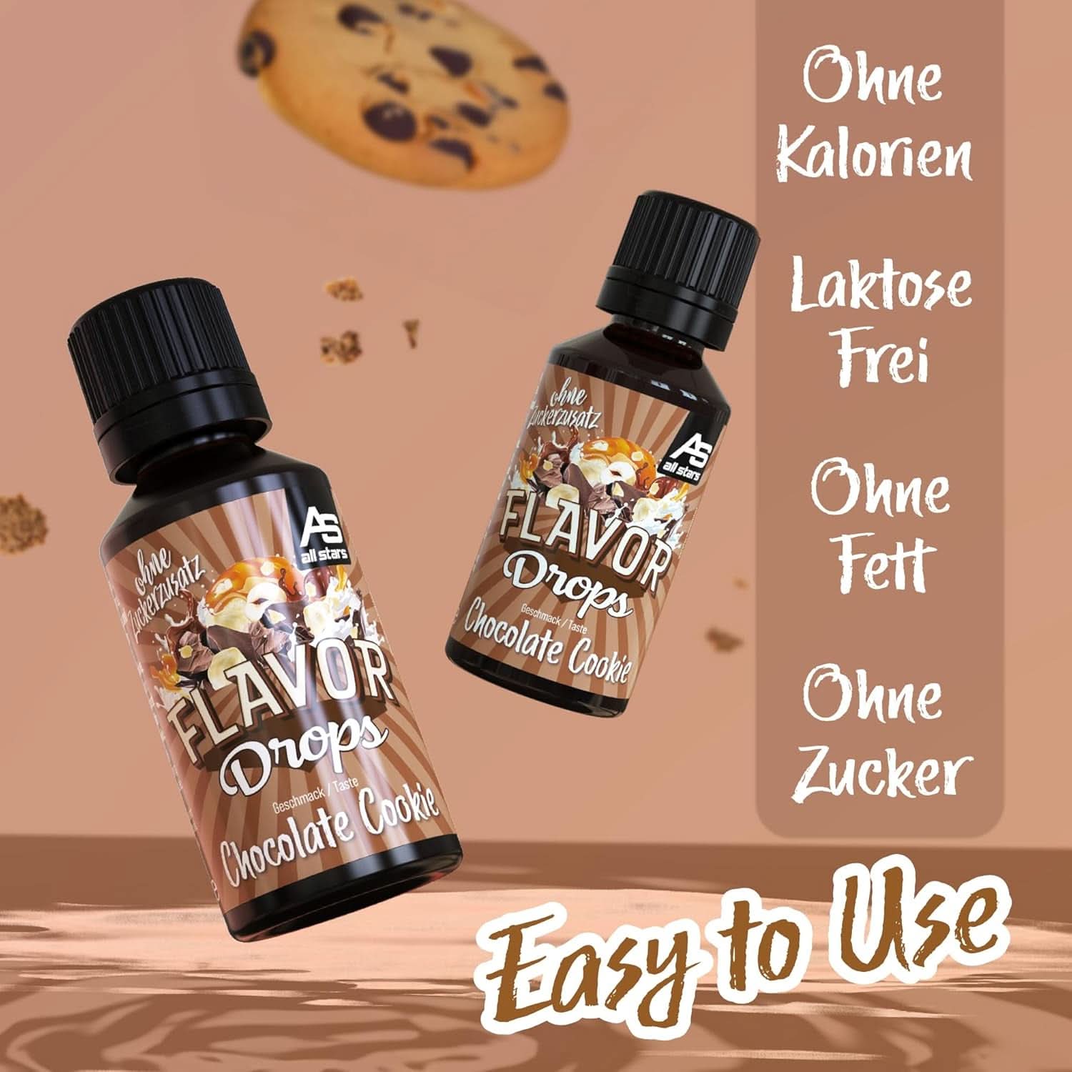 ALL STARS Flavour Drops, Gotas aromatizadas sin azúcares añadidos y sin calorías - Dulzor y sabor para alimentos, 30 ml Edulcorantes Naty Shop