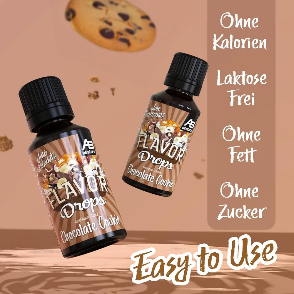 ALL STARS Flavour Drops, Gotas aromatizadas sin azúcares añadidos y sin calorías - Dulzor y sabor para alimentos, 30 ml Edulcorantes Naty Shop