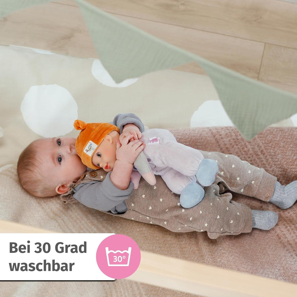 Baby Annabell pentru bebeluși Sweetie Sand 30Cm, păpușă moale 30Cm mare din țesătură cu zornăitor integrat, pentru nou-născuți, 710722 Zapf Creation Papusi Naty Shop
