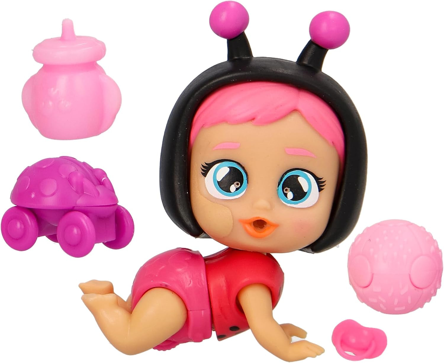 Cry Babies Playtime Day Care Lady, Puppenhaus Day Care Babies mit einem großen interactivo Zubehör, sie weinen echte Tränen, Werden zufällig gesendt, für Kinder 4 bis 6 Jahre