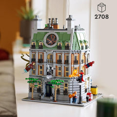 LEGO Marvel Sanctum Sanctorum Juego de construcción modular de 3 pisos con minifiguras de Doctor Strange y Iron Man Avengers: Endgame Toy House Fan Coleccionable Decoración de gran salón 76218 Juegos de construcción Besuche den LEGO-Store