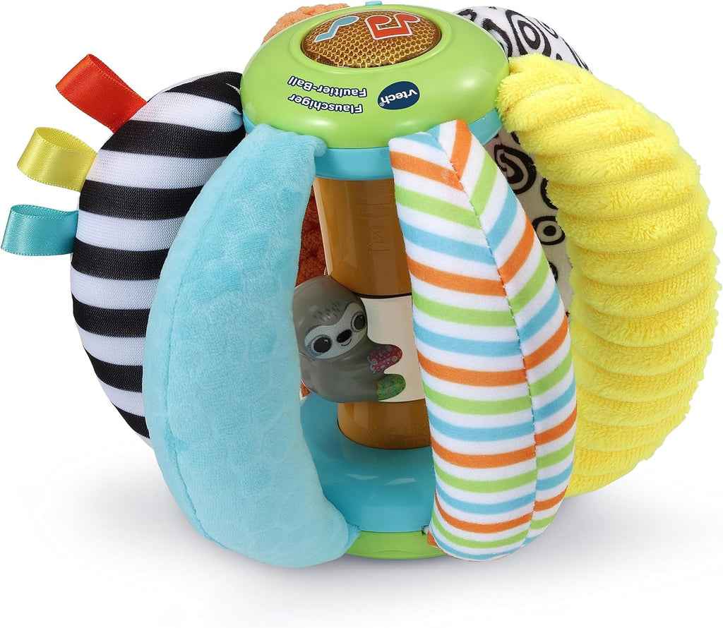 VTech Baby Fluffy Sloth Ball - Minge moale cu muzică, fraze și melodii - Pentru copii cu vârsta cuprinsă între 6-36 luni Jucarii Bebe Naty Shop