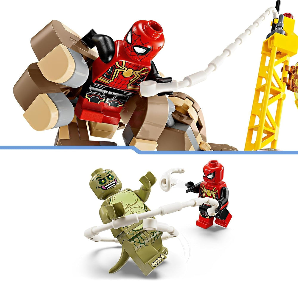 LEGO Marvel Spider-Man vs. Sandman: Enfrentamiento Juguete de superhéroe con figuras que incluyen un lagarto y un juego de rol eléctrico Juguete de construcción Regalo para niños y niñas entusiastas de la acción 76280 Juegos de construcción Besuche den LEGO-Store