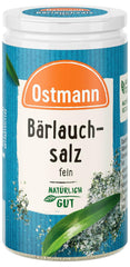 Ostmann Gewürze - Bärlauchsalz | Ideal para Herzhaften Gemüse oder Fleischgerichten Recyclebare, nachfüllbare Streudose | 65 g en Streuer