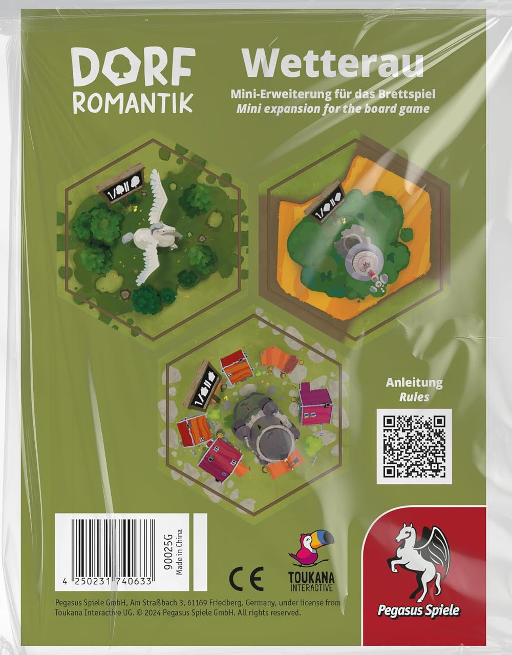 Pegasus Spiele Village Romance - El juego de mesa: Wetterau [Mini-Expansión], Verde, Marrón, Naranja