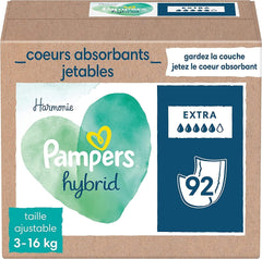 Pampers (versión antigua), paquete de 108 absorbentes de una sola hoja, estándar, 1 pieza