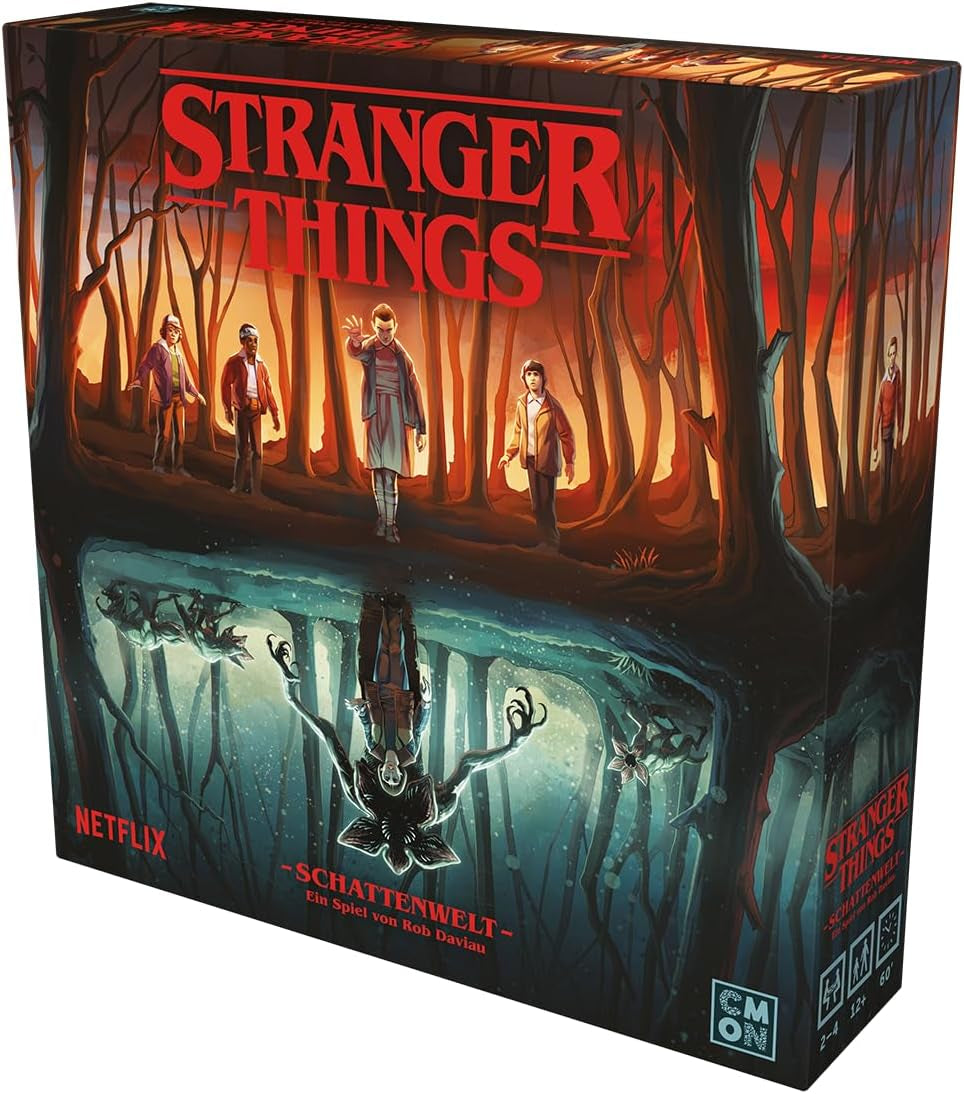 Stranger Things: Shadow World, Juego de expertos, Juego de mesa, 2-4 jugadores, A partir de 12 años, 60 minutos, Alemán, Multicolor, Colorido