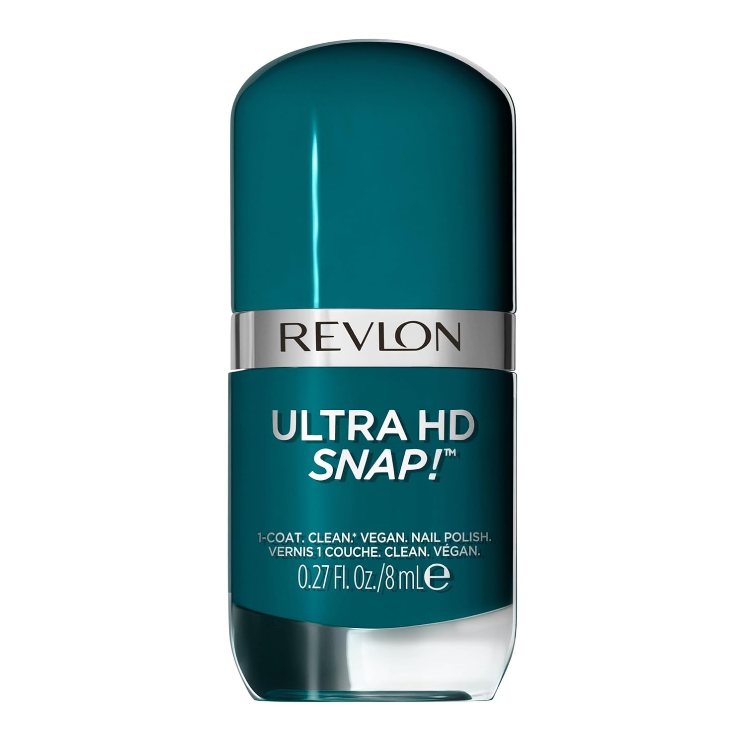 Revlon Ultra HD Snap Esmalte de uñas Fórmula vegana de larga duración Secado rápido Una capa Color de cobertura total (8 ml) Hot Stuff (007) Unisex