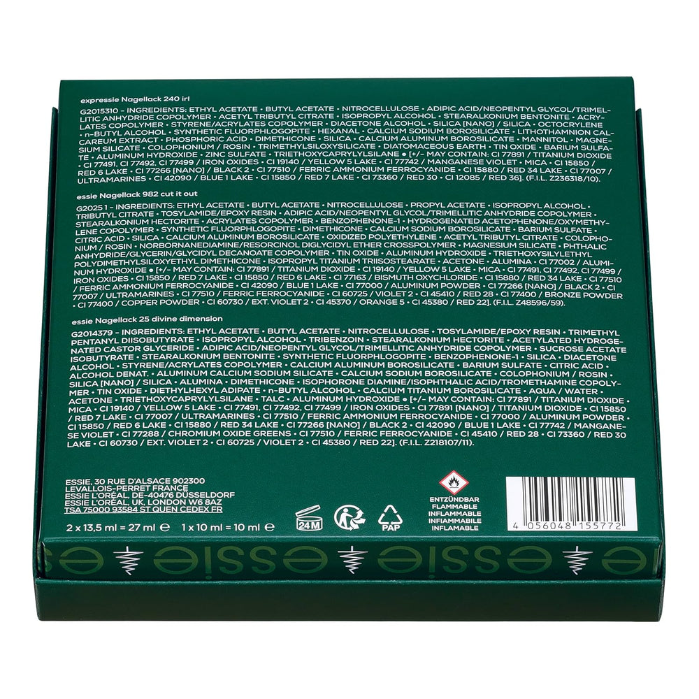 Essie Christmas Nail Art Set 2025 para looks festivos