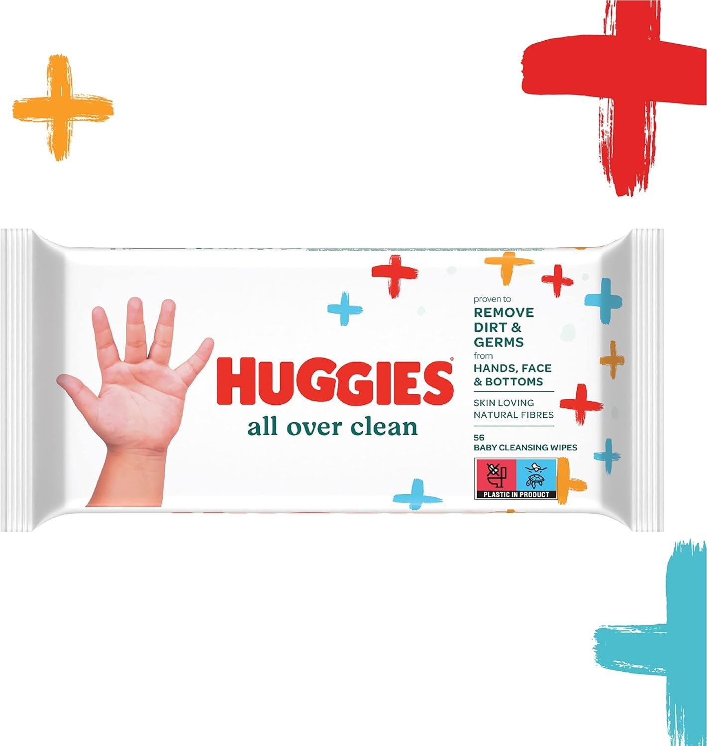 Huggies Toallitas húmedas para bebé General Clean Full Body Discreet Fresh 10 x 56 toallitas Caja mensual