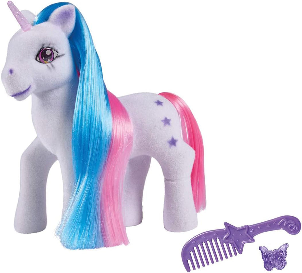 Simba 104342482 - Unicornio Con Pelo De Colores, 14 Cm, Flocado, Con Peine Y Pasadores, A Partir De 3 Años Naty Shop Dolls Default