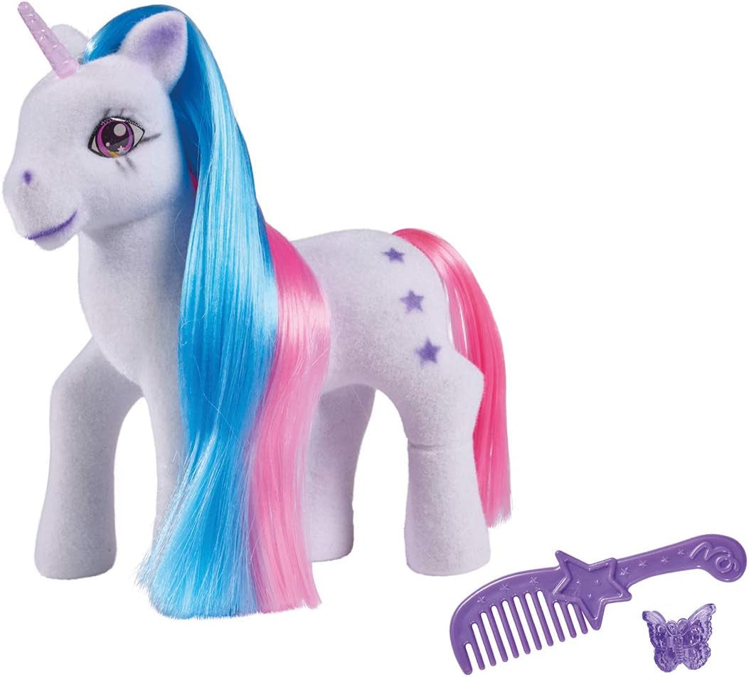 Simba 104342482 - Unicornio Con Pelo De Colores, 14 Cm, Flocado, Con Peine Y Pasadores, A Partir De 3 Años Naty Shop Dolls Default