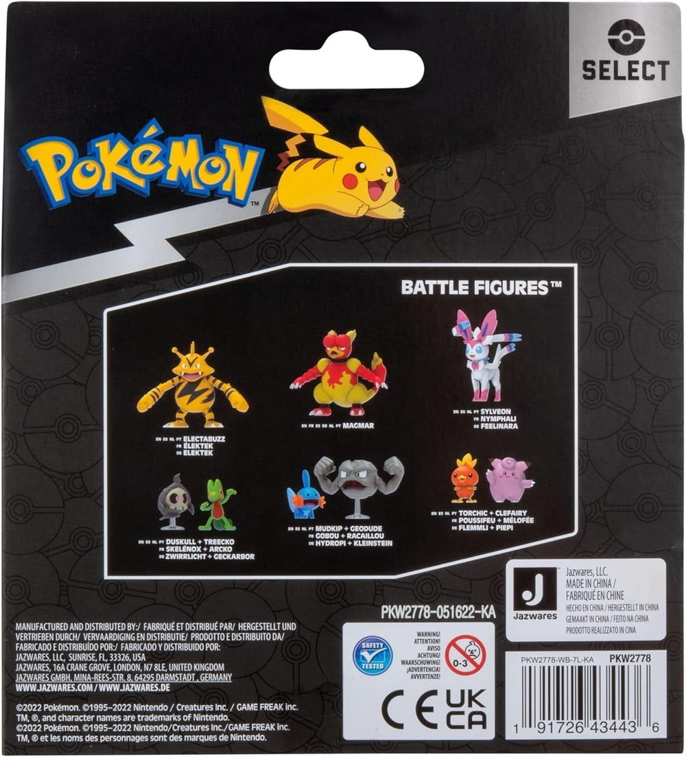 Pokemon PKW2778 Select Paquete de 3 con Pichu y Pikachu y figuras de batalla de Raichu de 7,6 cm Evolution Multipack Style 2 Figuras de acción Naty Shop