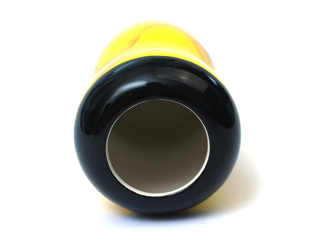 Cana pentru ceai Yerba Mate, cană din ceramică DRIVER, cană pentru mașină, perfectă pentru călătorii cu mașina, pentru ceai Mate și băuturi reci sau calde, cană din ceramică, complet glazurată, 1,75 kg