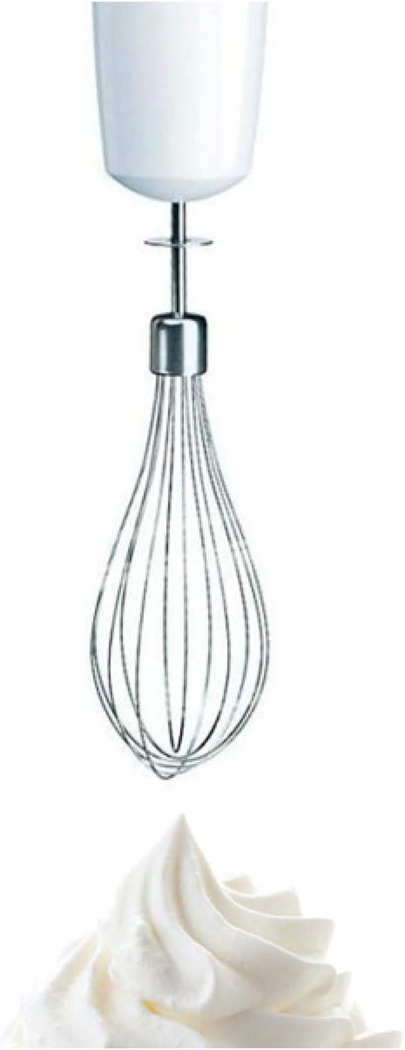 Braun Multiquick 3 MQ 3135 Batidora de salsas - Pürierstab Mit 11 Geschwindigkeiten plus Turbo-Stufe & Edelstahl-Mixfuß, 750 Watt, Inkl. 600 Ml Mix-/Messbecher, Schneebesen & Zerkleinerer, Weiß/Grau Kitchen Naty Shop