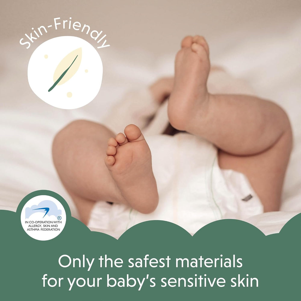 Pañales Moomin Baby Eco, talla 3, 5-8 kg, 48 piezas, pañales suaves premium | Suave y agradable para la piel, transpirable, absorbente, sin productos químicos innecesarios |