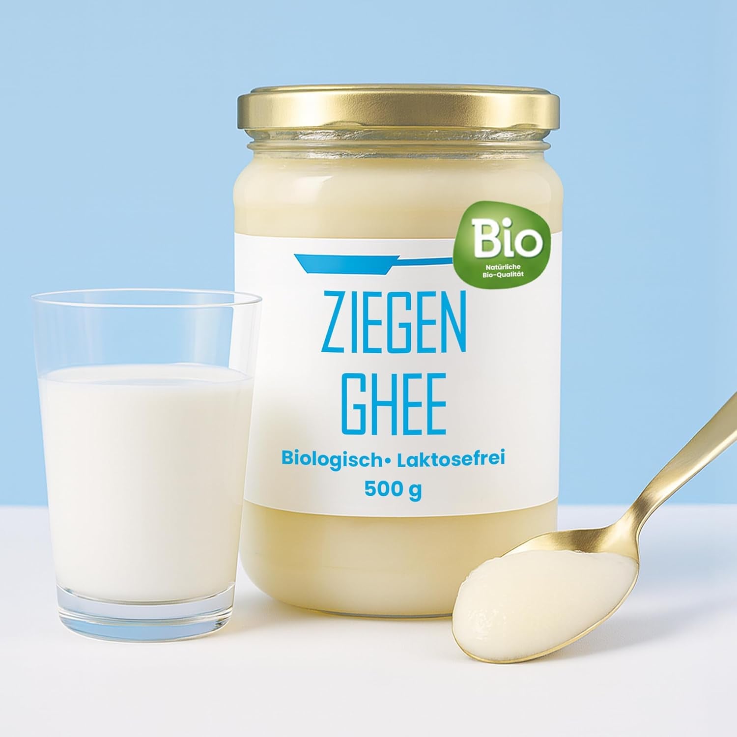Ghee Easy 850g Ghee Bio von Grasgefütterten Kühen - Ghee Butter sin Zusatzstoffe - Zertifiziert Organisch & Biologisch - Hochreines Ayurveda Ghee sin lactosa y gluten - 100% europeo