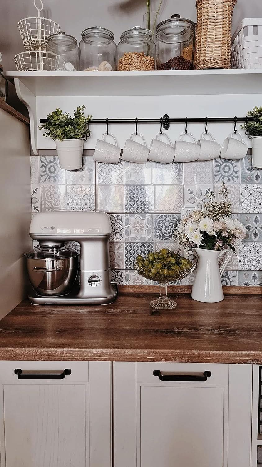 Gorenje MMC 1000 RL Küchenmaschine 7 Geschwindigkeitsstufen/Schüssel 4,5 Liter/ 1000 W Motorleistung / 3D Mixen/Supersilent/Easyclean/Überhitzungsschutz/Drehzahlregulierung/Champagne Mama si Copilul Naty Shop